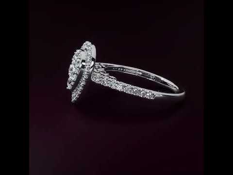 JRI99987 14 kt white ring video 1