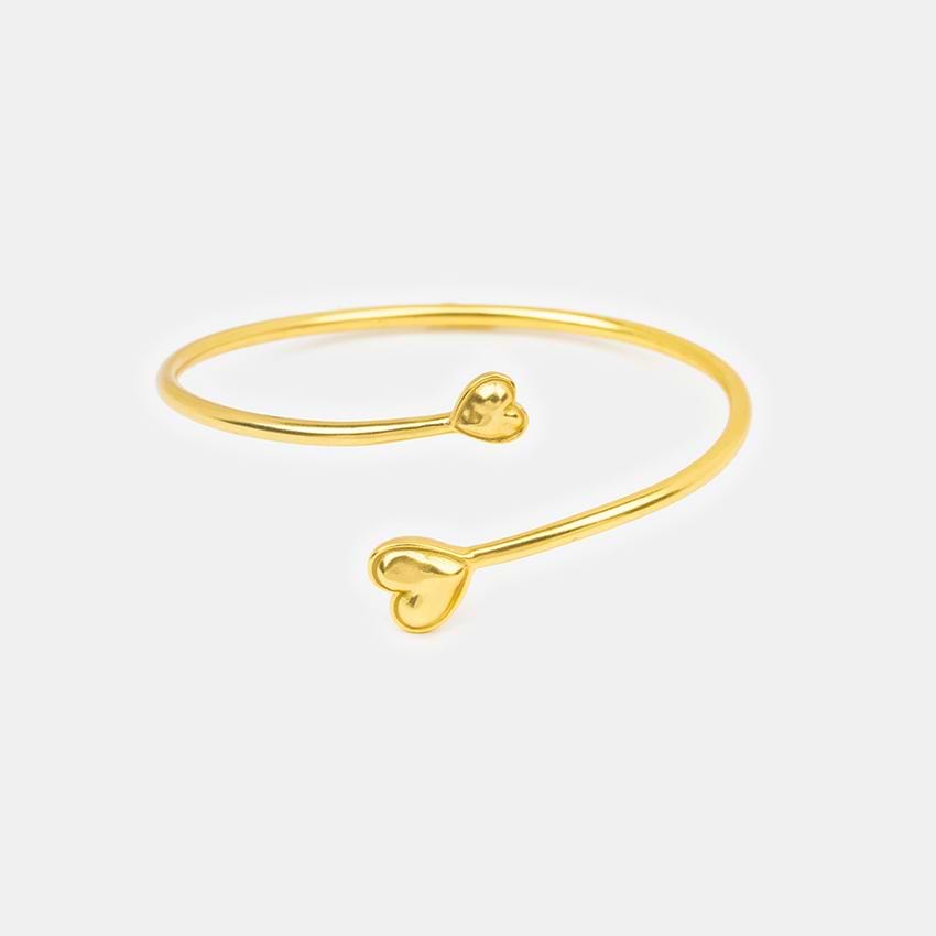 You and Your Clumsy Spills Heart Bracelet in Gold Plated 925 Silver