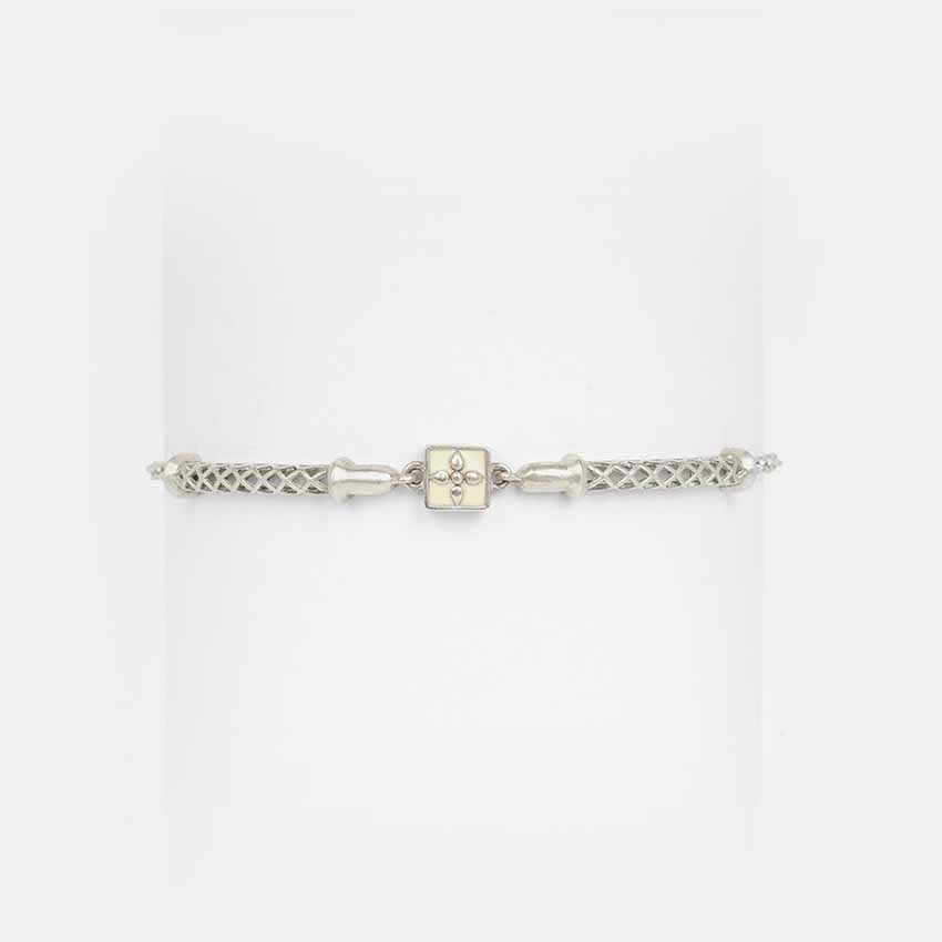 Chaupad Bracelet in Oxidised 925 Silver