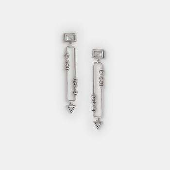 Diana Barry Earrings in 925 Oxidised Silver