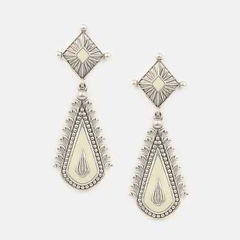 Torana Arch Earrings in Oxidised 925 Silver