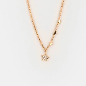 Starry Night Necklace in Gold Plated 925 Silver