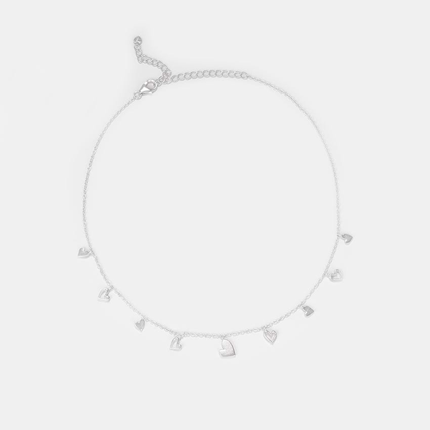 You and Your Restless Fidgeting Heart Necklace in 925 Silver