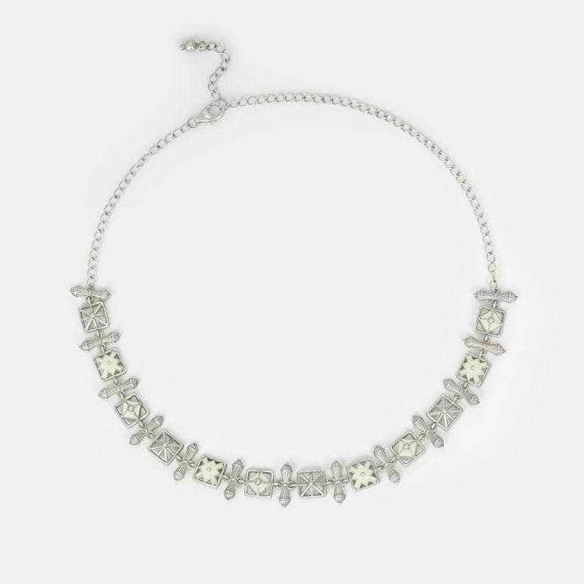 Chaukhdi Necklace in Oxidised 925 Silver