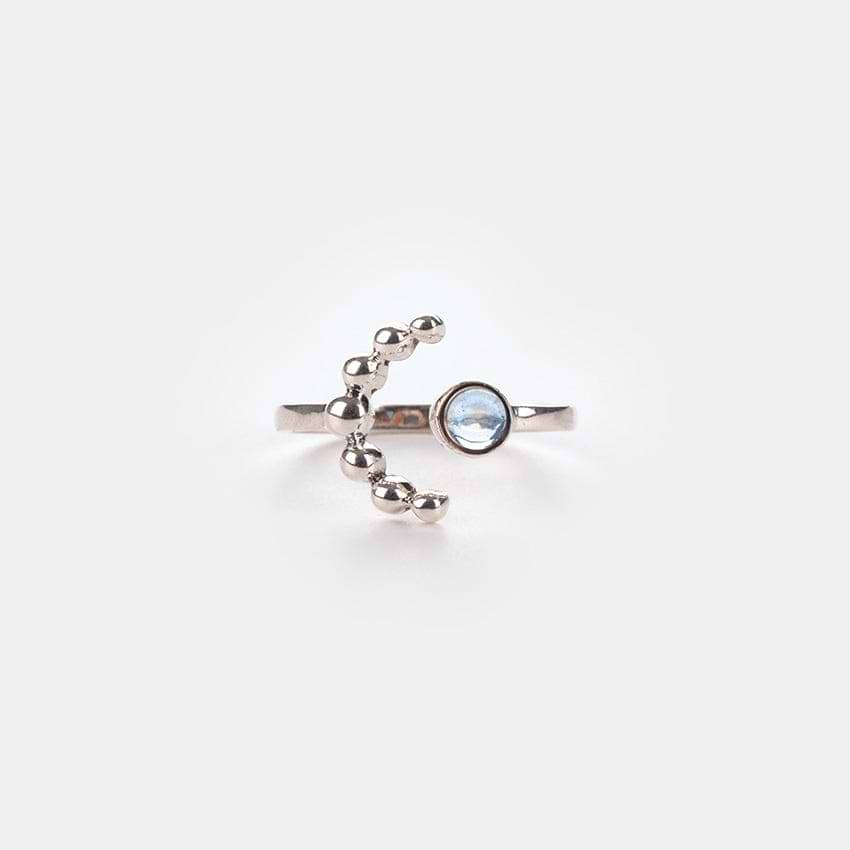 A Shooting Star Ring in 925 Silver