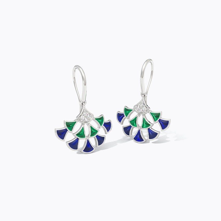 Regal 925 Silver Diamond Earrings