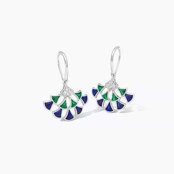 Regal 925 Silver Diamond Earrings