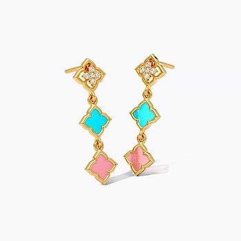 Unshackled 925 Silver Gold-Plated Earrings