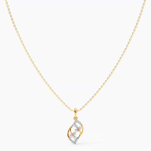Thrive Gold Plated 925 Silver Diamond Necklace