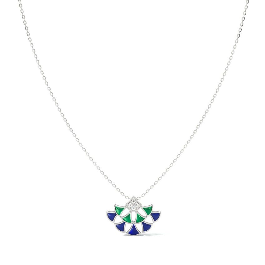 Regal 925 Silver Diamond Necklace