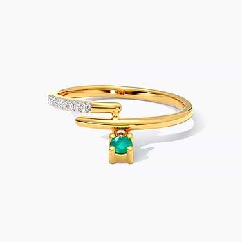 Live your truth 925 Silver Diamond Ring