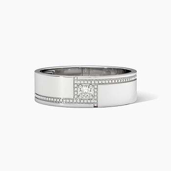 Ace 925 Silver Diamond Men's Ring