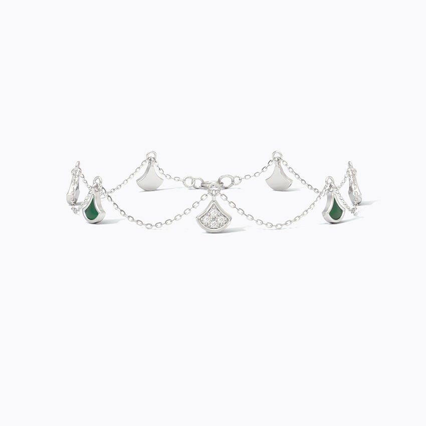 Regal 925 Silver Diamond Bracelet