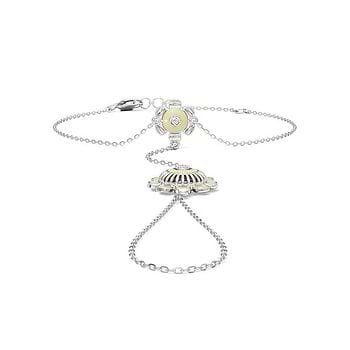 Ivory Dove 925 Silver Diamond Bracelet