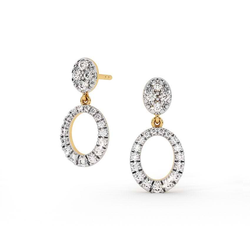 Orbis Nova Diamond Drop Earrings