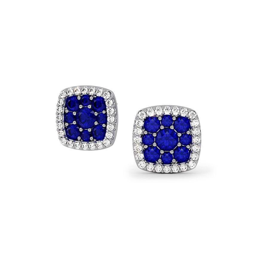 Blue Moon Gemstone Stud Earrings