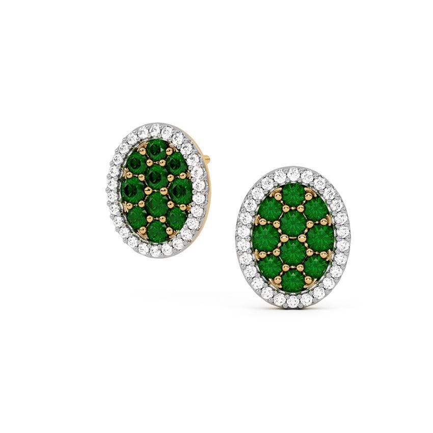 Purest Path of Light Gemstone Stud Earrings