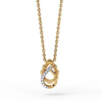 Teardrop Diamond Pendant