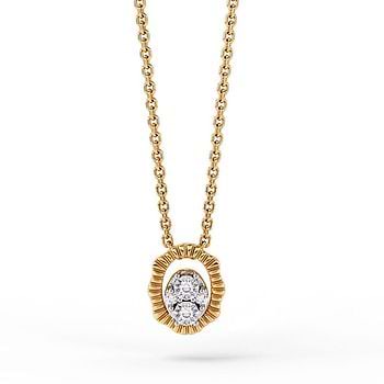 Vintage Crest Diamond Pendant
