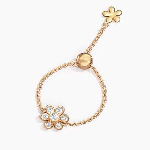 Bloom Diamond Flexi Ring