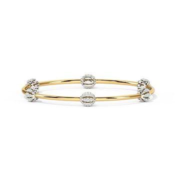 Glorious Orb Diamond Bangle