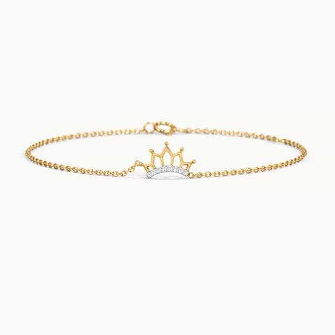 Amra Crown Kids' Diamond Bracelet