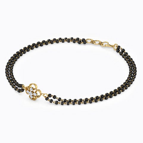 Shelly Diamond Mangalsutra Bracelet