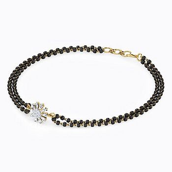 Aarushi Diamond Mangalsutra Bracelet