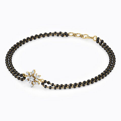 Vedika Diamond Mangalsutra Bracelet