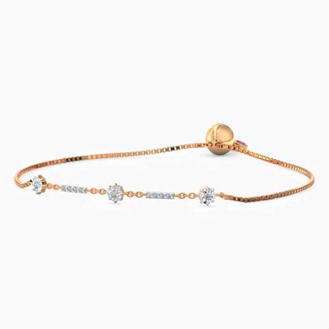 Orb Miracle Plate Diamond Adjustable Bracelet
