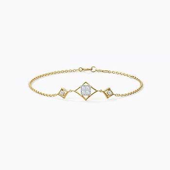 Trio Quad Diamond Bracelet