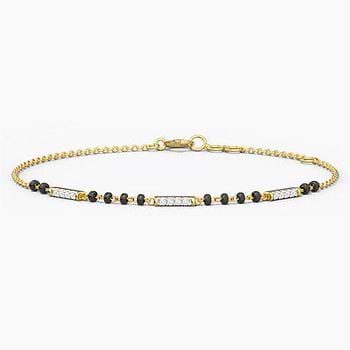 Latika Diamond Mangalsutra Bracelet