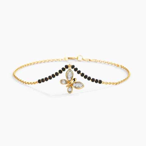 Aisha Diamond Mangalsutra Bracelet