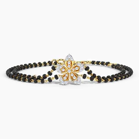 Flora Diamond Mangalsutra Bracelet