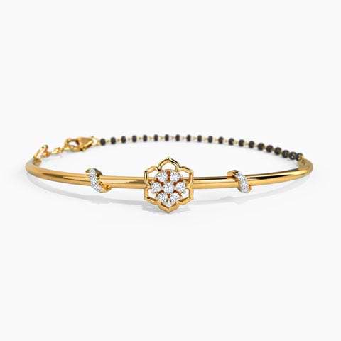 Hinaya Diamond Mangalsutra Bracelet