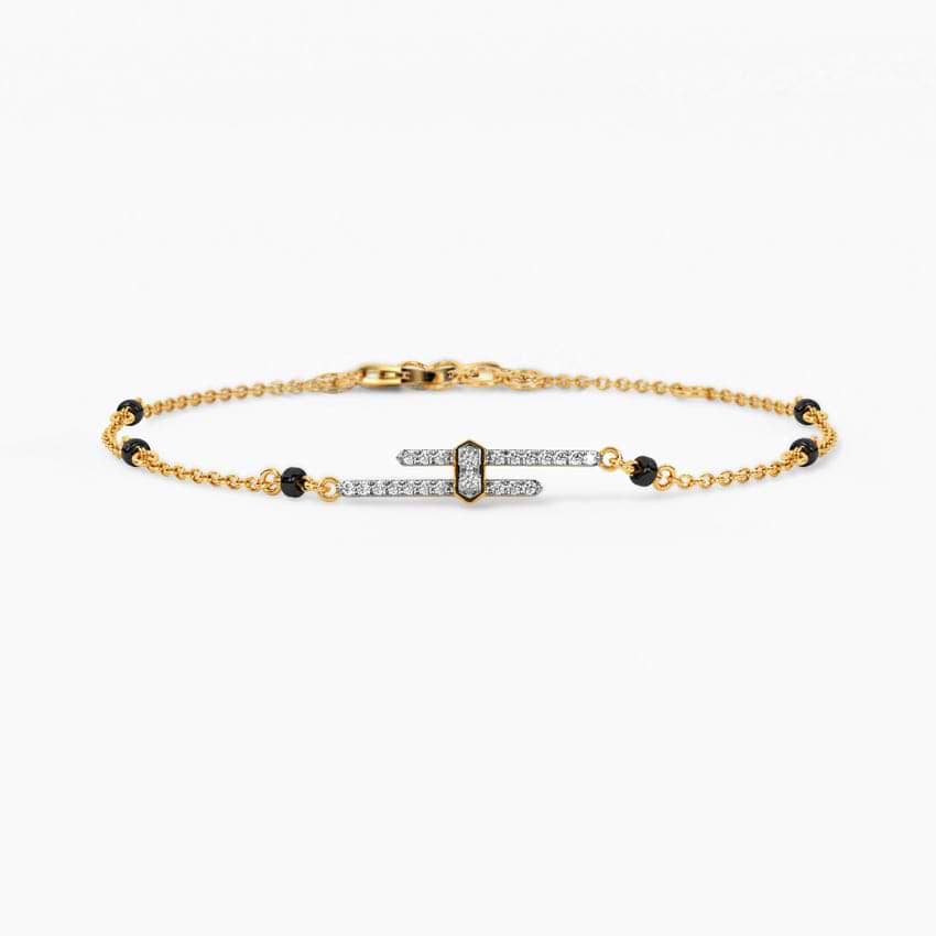 Callia Diamond Mangalsutra Bracelet