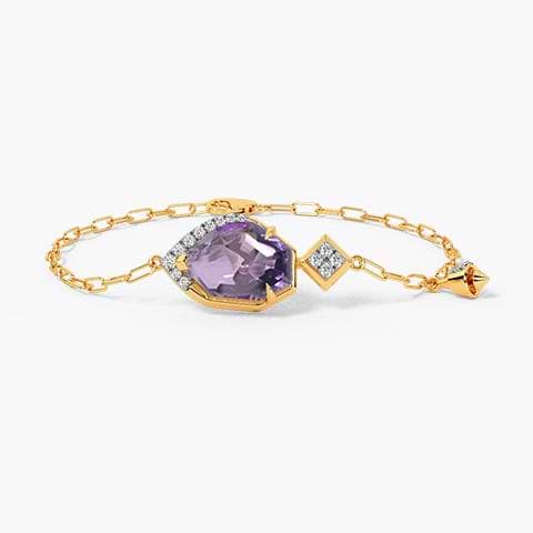 Trail Blazed Gemstone Chain Bracelet