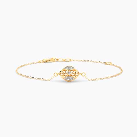 Galactic Mesh Diamond Chain Bracelet