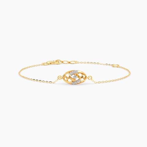 Elven Lace Diamond Chain Bracelet
