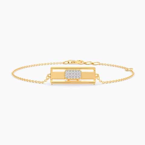Snug Slider Personalised Diamond Chain Bracelet
