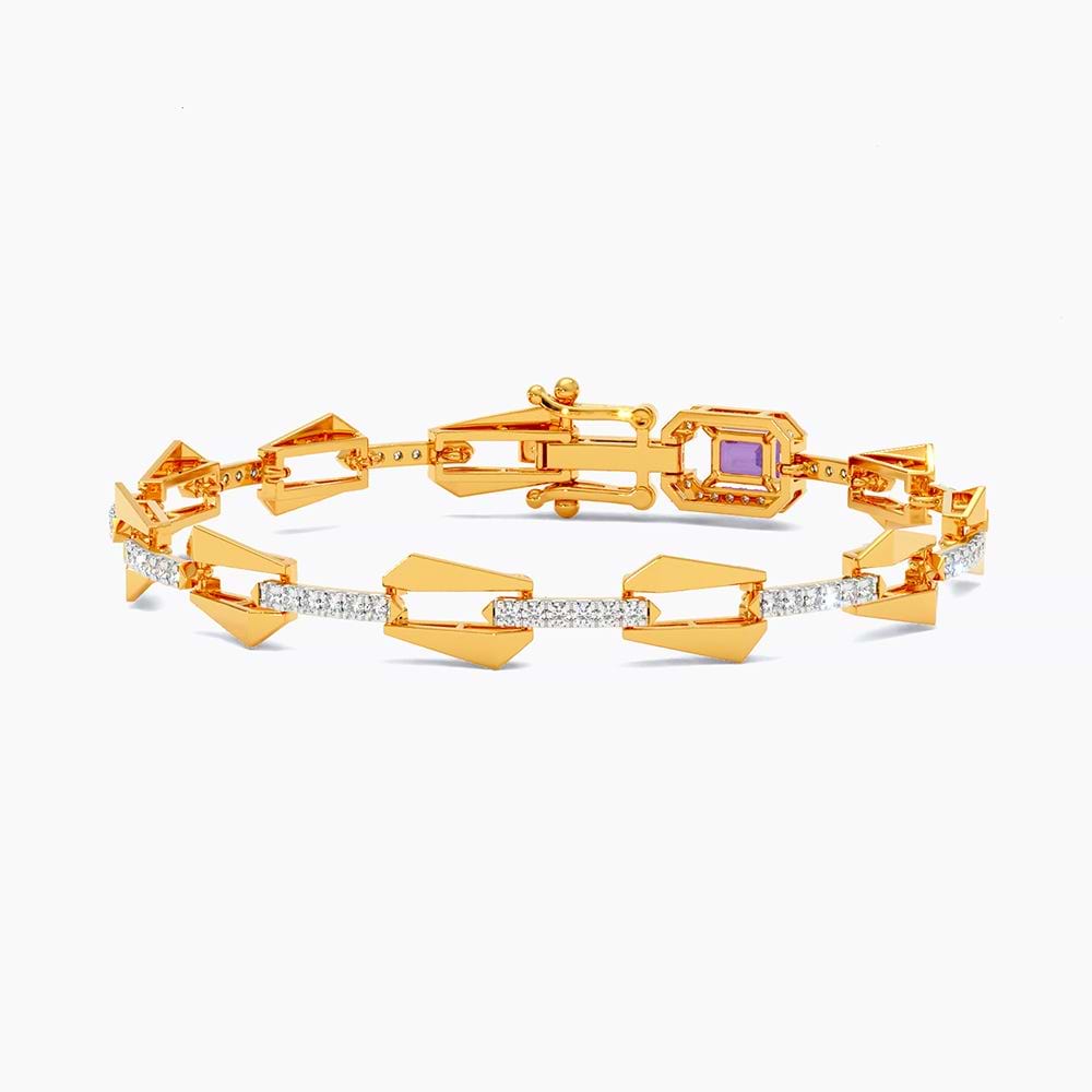 Noire Gemstone Chain Bracelet