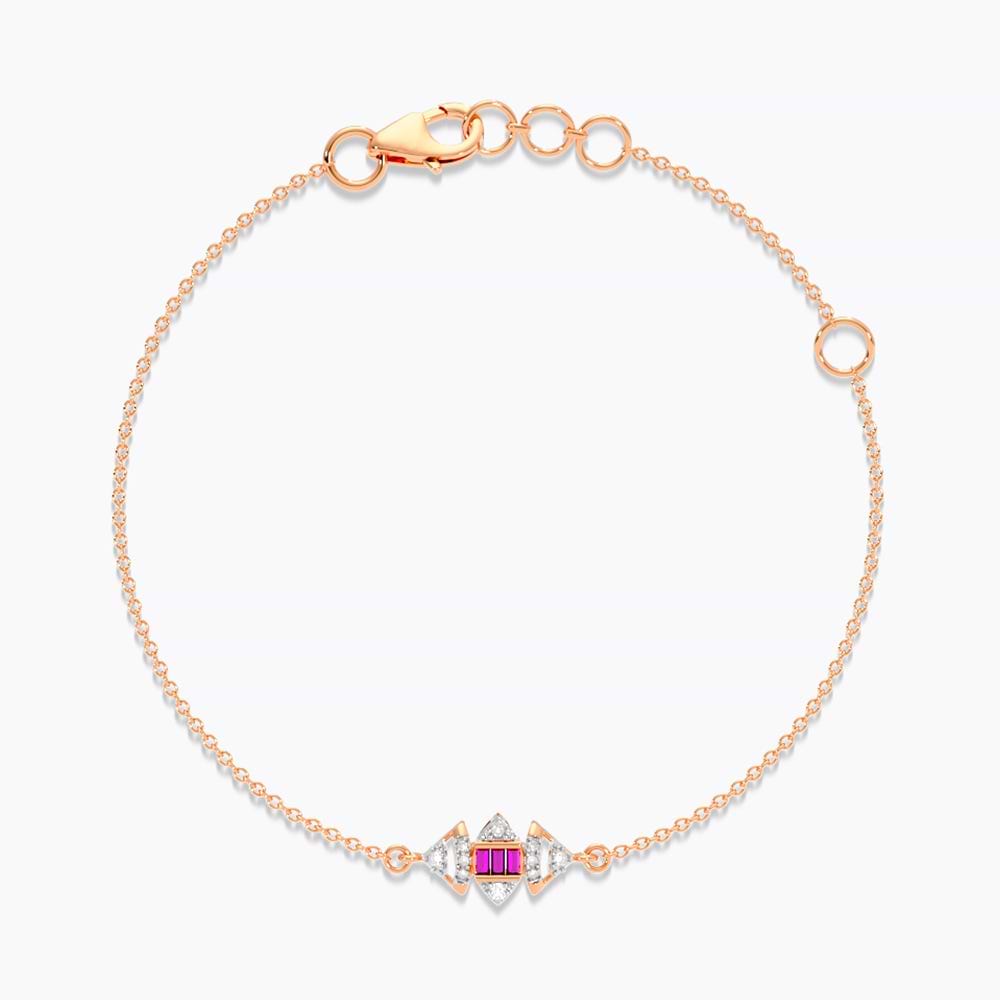 Plum Fairy Gemstone Chain Bracelet