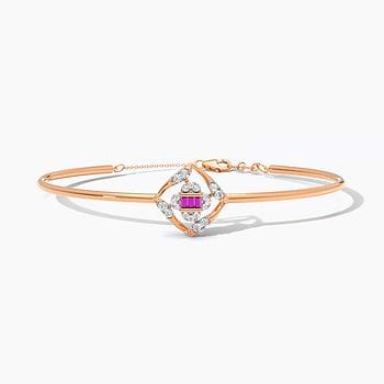 Berry Beauty Gemstone Oval Bracelet