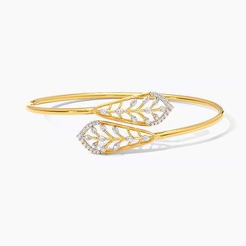 Golden Veined Diamond Bracelet