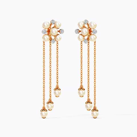 Chime Bloom Diamond Drop Earrings