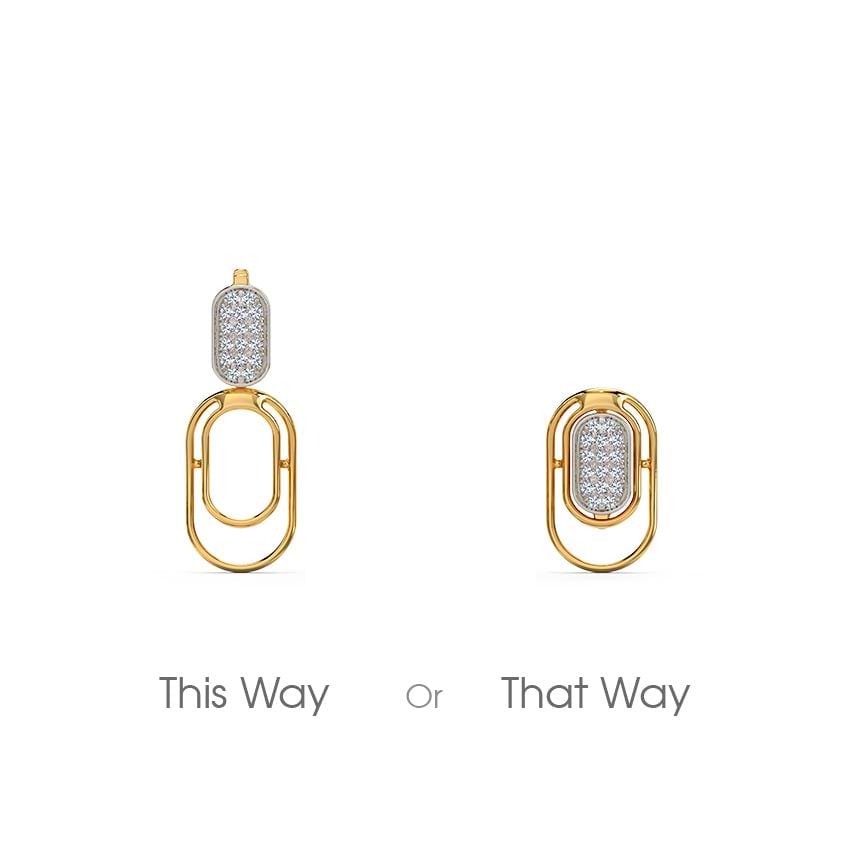 Work To Play Diamond Earrings