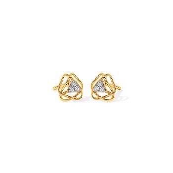 Nexus Link Diamond Stud Earrings