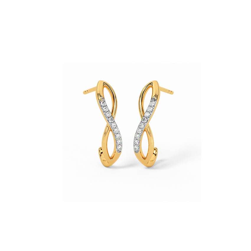 Infinite Slay Diamond Hoop Earrings