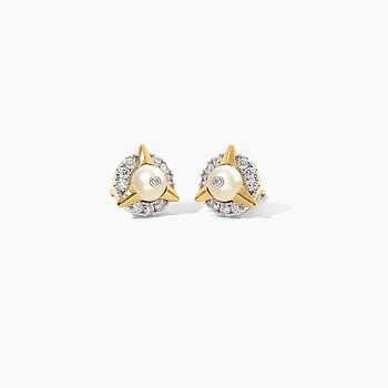Jet Peers Gemstone Detachable Stud Earrings