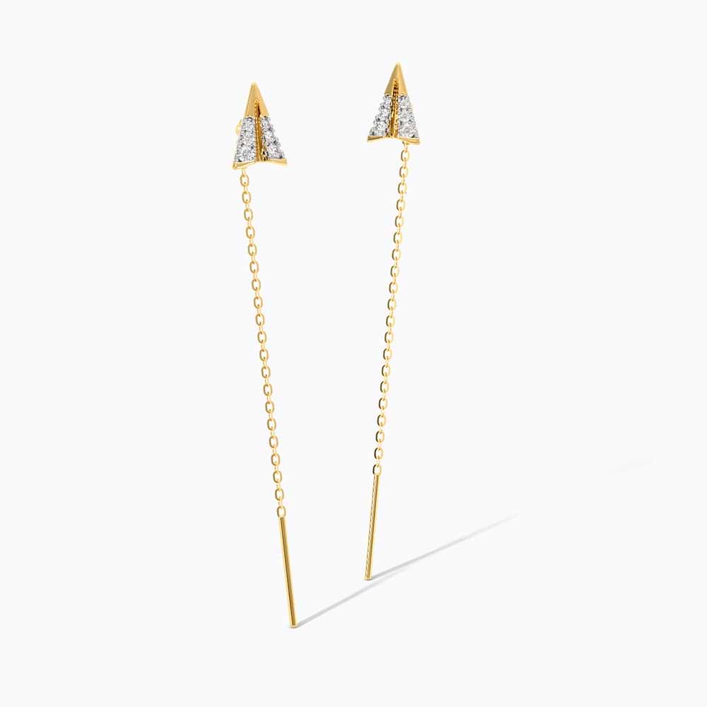 Jet Jockeys Diamond Sui Dhaga Earrings